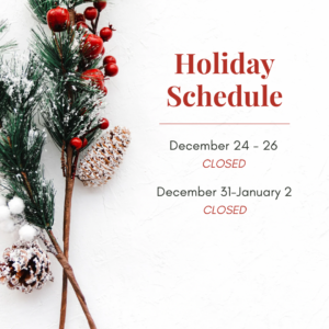 Lapiel Holiday Schedule 